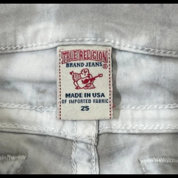 TRUE RELIGION LADIES SKINNY JEANS, SIZE 25” - Picture 7 of 7